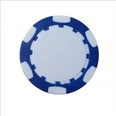 Poker Chip Golf Ball Marker