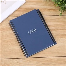 Portable Spiral Notebook With Pen