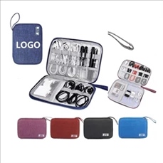 Portable Travel Electronics Cable Organizer Bag