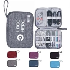 Portable Travel Electronics Cable Organizer Bag