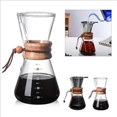 Pour Over Glasses Coffee Maker