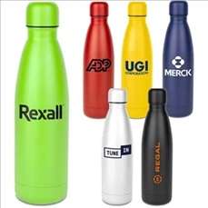 Powder Coated Hydro-Soul Water Bottle With Copper Lining - 1