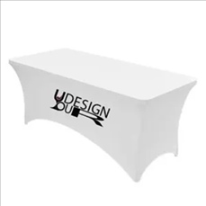 Premium 6' Full Color Dye Sublimation Stretch Table Cover
