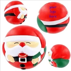 Prime Line Holiday Christmas Santa Shape Stress Ball