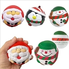 Prime Line Holiday Christmas Santa Shape Stress Ball