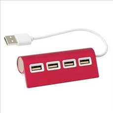 Promotional 4 Port Aluminum Wave USB Hubs