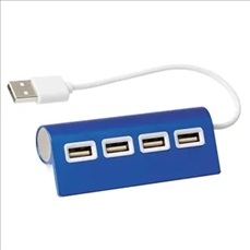 Promotional 4 Port Aluminum Wave USB Hubs