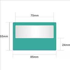 Promotional Card Sized Pocket 3X Reading Magnifier