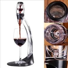 RED WINE DECANTER POURER WITH FILTER STAND