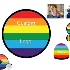 Rainbow Fold Up Flying Disc with Pouch