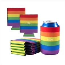 Rainbow Pride Collapsible Foam Can Cooler