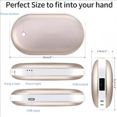 Rechargeable Hand Warmer Power Bank