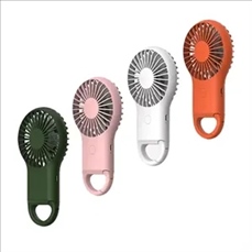 Rechargeable Handheld Fan With Carabiner