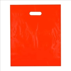 Retail Clothing Packing Die Cut Handle Plastic Bags