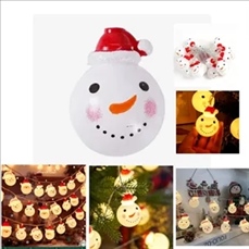 Santa Claus String Led Color Lights