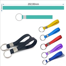 Silicone Keychain Bracelet Inspirational Key Ring