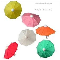 Silicone Umbrella Drink Markers