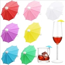Silicone Umbrella Drink Markers