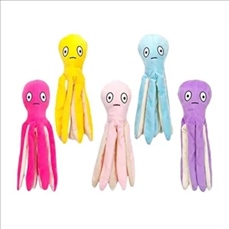 Small doy  octopus for puppy doll, cat squeaky plush toy