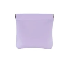 Snap Spring Closure PU Earphone Pouch