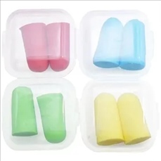 Soft Foam Earplugs in Reusable Case