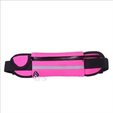 Sports Reflective Waist Bag With Bottle Holder
