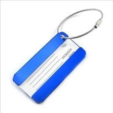 Square Aluminum Alloy Travel Luggage Tag