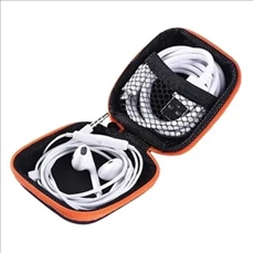 Square Ear-bud Case Portable