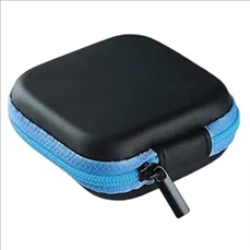 Square Ear-bud Case Portable