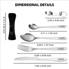 Stainless Steel Cutlery Set (5-Piece)