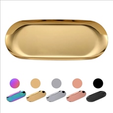 Stainless Steel Tray Dresser Cosmetics Organizer