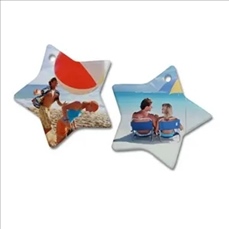 Star Shape Ceramic Christmas Ornament