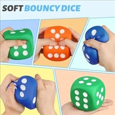 Stress Relief Cube Foam Dice