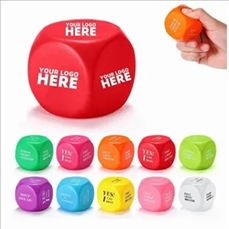 Stress Relief Cube Foam Dice