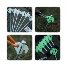 Tent Canopy Night-Glow Ground Stake Anchor Pin