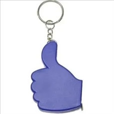 Thumbs Up Tape Measure Key Chain