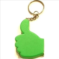 Thumbs Up Tape Measure Key Chain