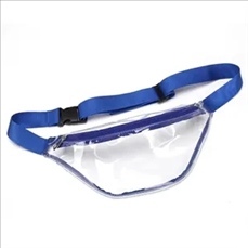 Transparent PVC Waist Bag with Adjustable Strap
