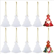 Tree Shape Ceramic Christmas Ornament