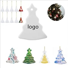 Tree Shape Ceramic Christmas Ornament