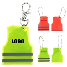 Various Reflective Vest Shaped Keychain