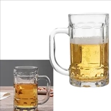 Vertical Stripe Handle Cup