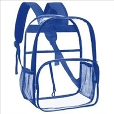 Water-Resistant Heavy Duty Clear PVC Transparent Backpack