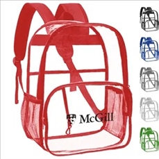 Water-Resistant Heavy Duty Clear PVC Transparent Backpack