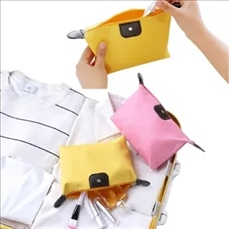 Waterproof Nylon Mini Dumpling-Shaped Makeup Bag