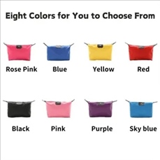 Waterproof Nylon Mini Dumpling-Shaped Makeup Bag