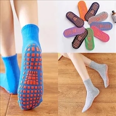 Women Non Slip Pilate Grip Socks