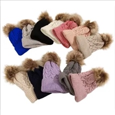 Womens Winter Beanie Cap Knit Soft Warm Hat