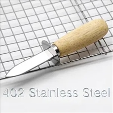 Wooden Handle Oyster Shucking Knife