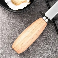 Wooden Handle Oyster Shucking Knife
